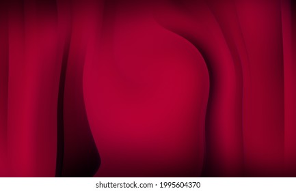 Beautiful dark red distorted line pattern abstract background