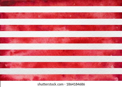 Beautiful Drawing Of The American Flag And Patterns. Closeup, No People, Textured Surface. Congratulations For Family, Relatives, Friends And Colleagues