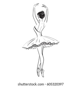 Ballerina drawing Photos & | Shutterstock