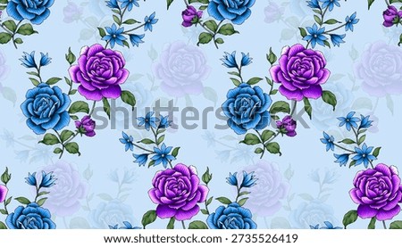 a beautiful floral design pattern looking is good tranding design All over print ready to print etc 