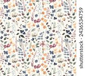 Beautiful floral leaf seamless pattern Vintage seamless pattern colorful pattern abstract leaf seamless pattern for textile purpose and for wallpaper etc.