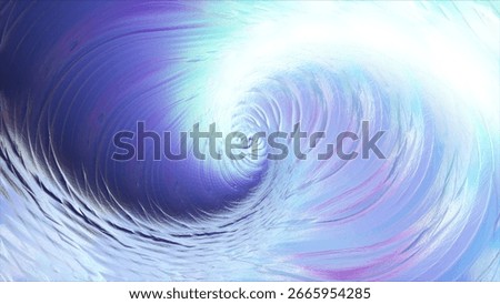 Beautiful Gradient Background Seamless Slow Motion. Looped Wave Blue Violet Clear Water Wave Surface Animation. Abstract Futuristic Liquid Glass Cloth Moving 4k 3840x2160