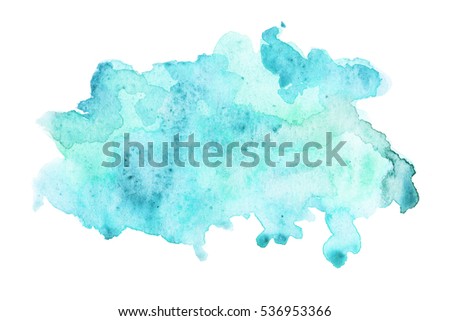 Beautiful hand drawn abstract watercolor stain background. Artwork painting.