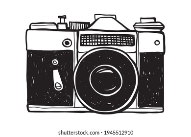 Beautiful Illustration Old Camera Stock Illustration 1945512910 ...