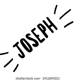 The Name Joseph Imagenes Fotos De Stock Y Vectores Shutterstock