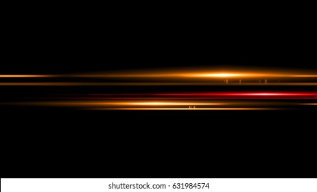 Beautiful light flares. Glowing streaks on dark background. Luminous abstract sparkling lined background. light effect wallpaper