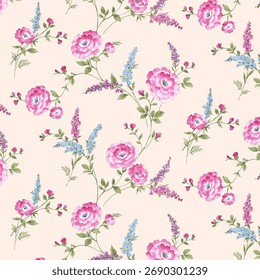 a beautiful and multi color flower pattern and flower allover desing