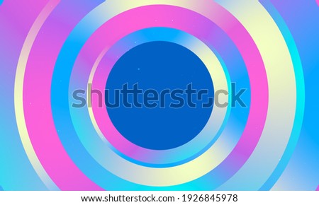 Beautiful multicolored round ring background.