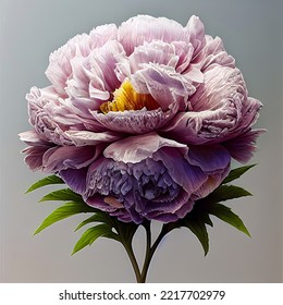 A Beautiful Pink Peony Flower