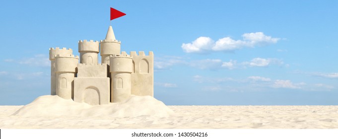 Sandcastle 3d Hd Stock Images Shutterstock