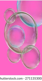 beautiful and simple bubble background