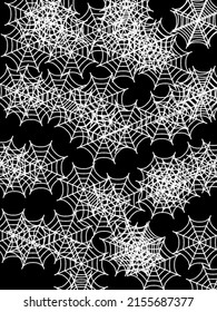 Beautiful Spider Web Background Black And White