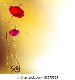 beautiful spring floral background | for vector version see my gallery