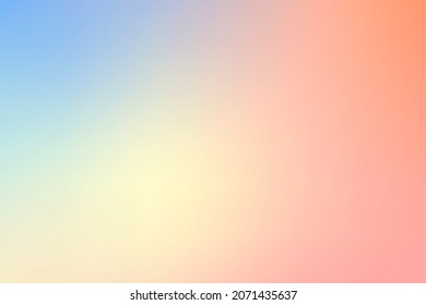 Beautiful summer gradient pastel background