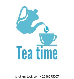 Beautiful Tea Time Logo Design 