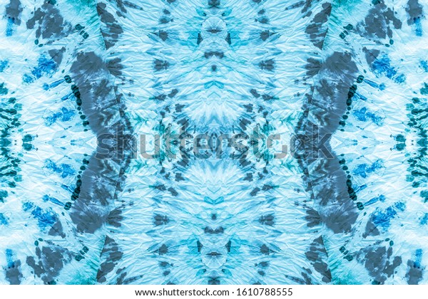Beautiful Tie Fashion. Seamless Psychedelic\
Print. Aqua Bleach Tie Dye. Sky Seamless Swimwear. Turquoise Paint\
Logo Watercolor. Indigo Japanese Closeup.\
