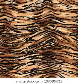 Beautiful Tiger Fur Pattern Texture Background