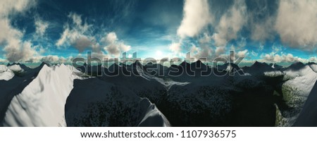 Similar – Foto Bild Der höchste Berg Deutschlands. Die Zugspitze.