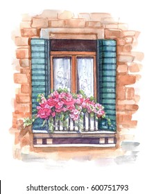 8,926 Sketch Window With Flowers Images, Stock Photos & Vectors 