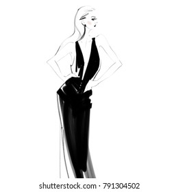 Fashion Drawing Images Stock Photos Vectors Shutterstock