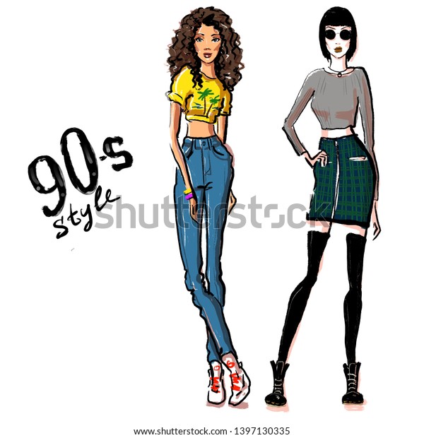 retro outfit 90's