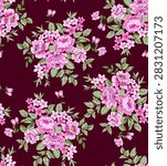 Beautifull Allover glower pattern with multi colors