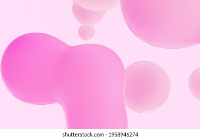 Beauty Fashion Backdrop Pink Liquid Blobs Stock Illustration 1958946274 ...