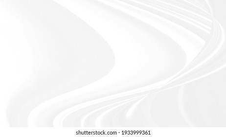 Beauty White Smooth Abstract Clean And Soft Fabric Textured. Fashion Textile Free Style Shape Decorate Background