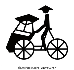 87 Becak indonesia Stock Illustrations, Images & Vectors | Shutterstock