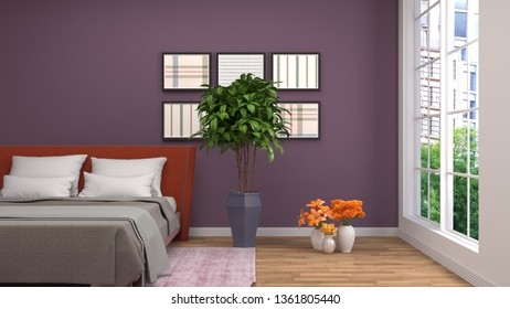 Bedroom Interior 3d Illustration 260nw 1361805440 