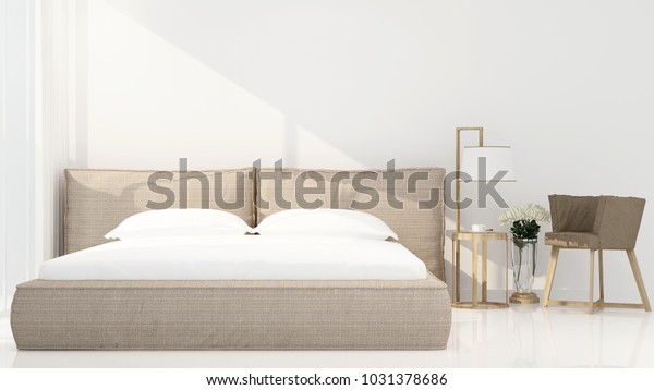 Bedroom Living Area Hotel Apartment On Stock Illustration