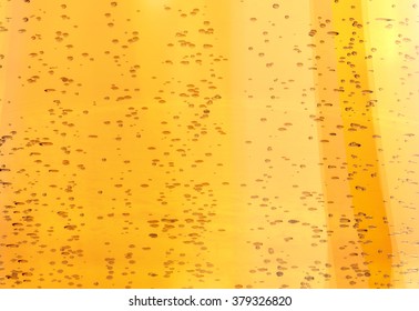 Beer Background Crop View Closeup Blonde Ale Lager Bubbles Liquid Alcool