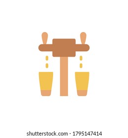 Beer dispenser, machine icon. Simple color illustration elements of international beer day icons for ui and ux, website or mobile application - Powered by Shutterstock