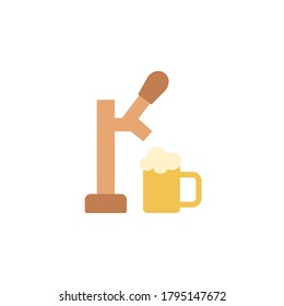 Beer dispenser, machine icon. Simple color illustration elements of international beer day icons for ui and ux, website or mobile application - Powered by Shutterstock