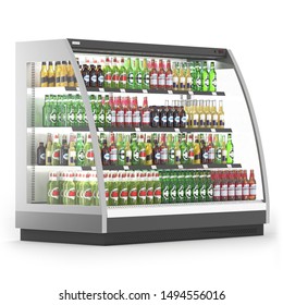 the beer fridge 3d render