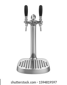 Beer Tap Isolated. 3D Rendering