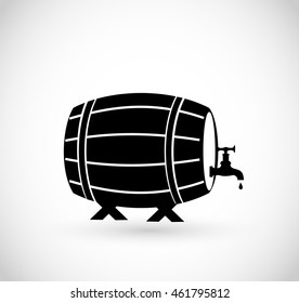 Beer/wine/whiskey Barrel Icon 