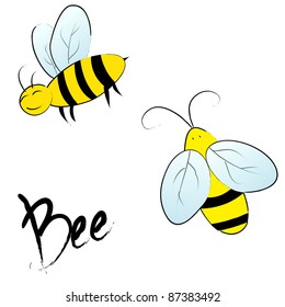 Bee Stock Vector (Royalty Free) 699375688