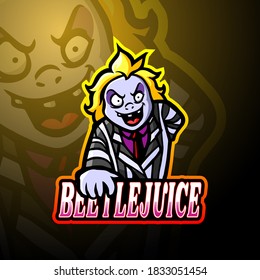 Beetlejuice Esport Logo Mascot Design