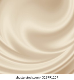 Beige Abstract Satin Texture - Subtle Wave Pattern