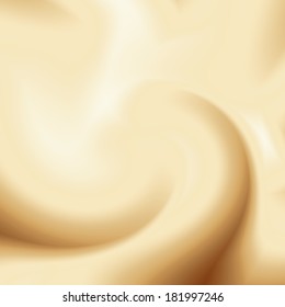 Beige Coffee Background, Cream Or Chocolate And Milk Swirl Background