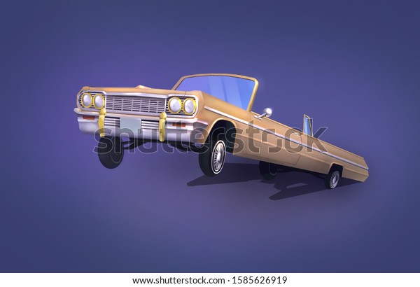 beige long car illustration 
logo