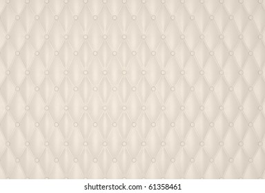 Beige Luxury buttoned leather pattern useful as background. Extralarge resolution