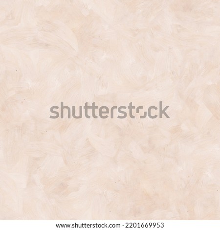 Beige texture from brush strokes. Vintage seamless pattern. Light brown background. Gouache texture. ストックフォト © 