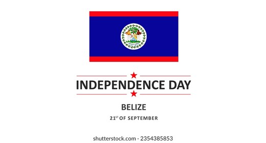 Belize Independence Day. Belize Happy Independence Day. Independence Day Of Belize. 21st Of September. Vector Illustration. - Powered by Shutterstock