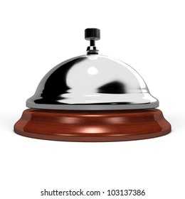 3d Render Reception Bell High Resolution Stock Illustration 122862544