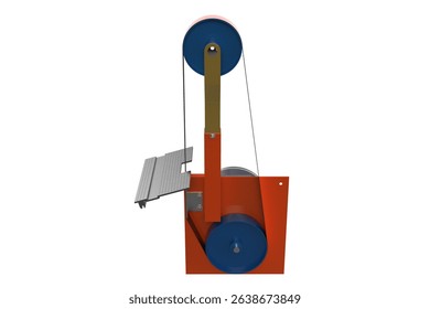 Belt Grinder: DIY Wood and Metalworking! Precision Grinding, Metalwork Close-up. Fine Detail Craftsmanship: Sharp Edges, Polishing, Shaping. Artisan Shop Tool! Metal Shaping, Woodworking Project.