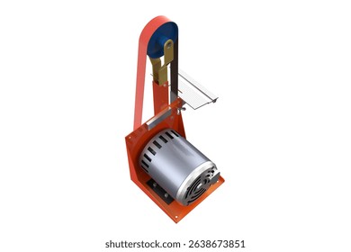 Belt Grinder: DIY Wood and Metalworking! Precision Grinding, Metalwork Close-up. Fine Detail Craftsmanship: Sharp Edges, Polishing, Shaping. Artisan Shop Tool! Metal Shaping, Woodworking Project.