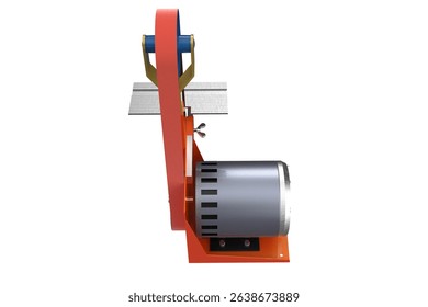Belt Grinder: DIY Wood and Metalworking! Precision Grinding, Metalwork Close-up. Fine Detail Craftsmanship: Sharp Edges, Polishing, Shaping. Artisan Shop Tool! Metal Shaping, Woodworking Project.