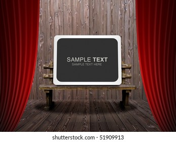 Bench and notification version on stage